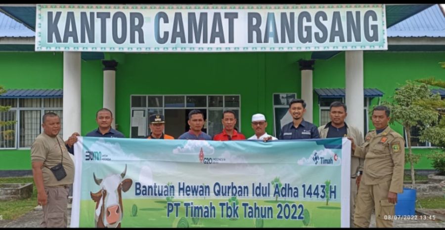PT Timah Tbk Salurkan 37 Ekor Hewan Kurban ke Kabupaten Karimun dan Kabupaten Kepulauan Meranti